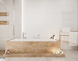 łazienka #3 // Pietrzykowice - Średnia łazienka, styl skandynawski - zdjęcie od KMwnętrza - Homebook