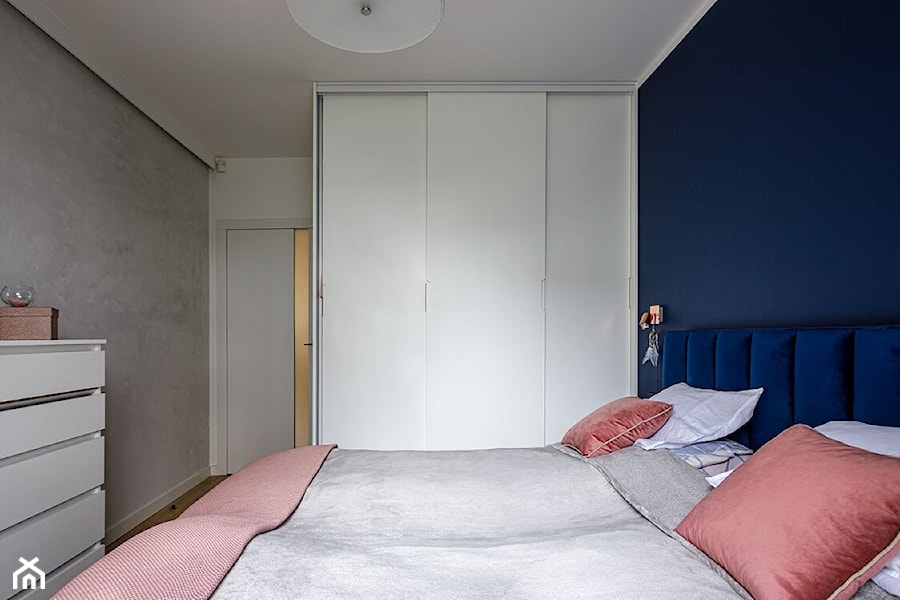 Sypialnia z granatem - zdjęcie od Anna Ksienzyk - Architekt Wnętrz