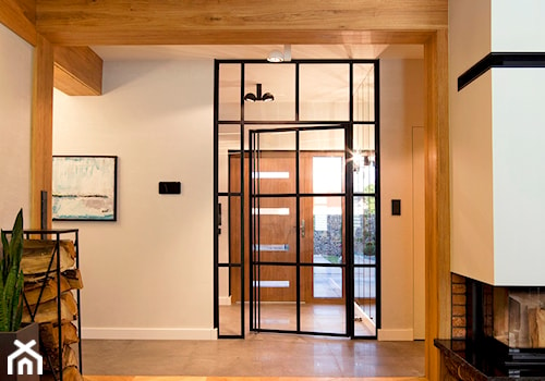 Wiatrołap w stylu loft - zdjęcie od OTIF Profil - ścianki i drzwi loftowe