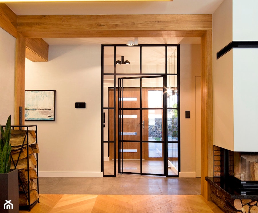 Wiatrołap w stylu loft - zdjęcie od OTIF Profil - ścianki i drzwi loftowe