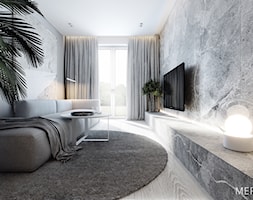 Projekt mieszkania / Warszawa Wilanów - Salon, styl minimalistyczny - zdjęcie od Merapi Architects - Homebook