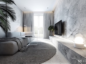Projekt mieszkania / Warszawa Wilanów - Salon, styl minimalistyczny - zdjęcie od Merapi Architects