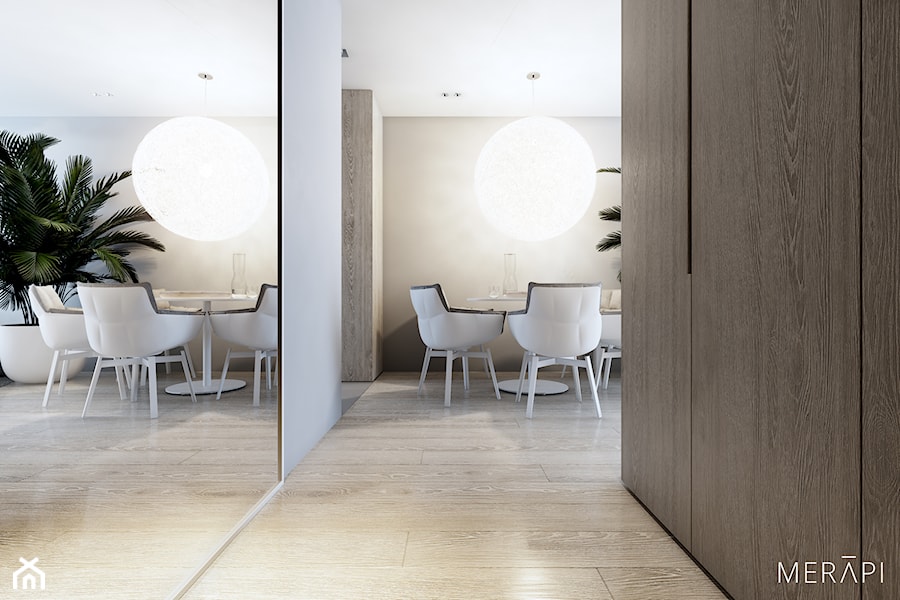 Projekt mieszkania / Warszawa Wilanów - Hol / przedpokój, styl minimalistyczny - zdjęcie od Merapi Architects