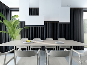 Projekt mieszkania / Gdańsk - Duża jadalnia jako osobne pomieszczenie, styl minimalistyczny - zdjęcie od Merapi Architects