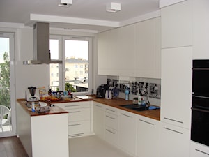 mieszkanie w bieli - Kuchnia, styl nowoczesny - zdjęcie od Mebel Projekt