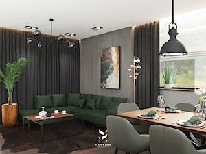 Salon w industrialnym klimacie - zdjęcie od FANAJŁO Home Design Decor