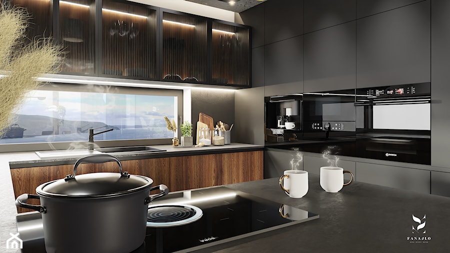 Klimatyczna kuchnia w stylu modern industrial - zdjęcie od FANAJŁO Home Design Decor