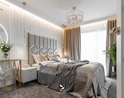 Nowoczesna sypialnia z odrobiną luksusu - zdjęcie od FANAJŁO Home Design Decor - Homebook