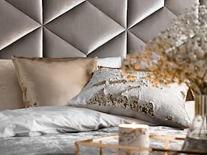 Nowoczesna sypialnia z odrobiną luksusu - zdjęcie od FANAJŁO Home Design Decor