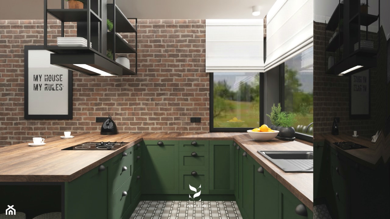 Kuchnia w industrialnym klimacie - zdjęcie od FANAJŁO Home Design Decor - Homebook
