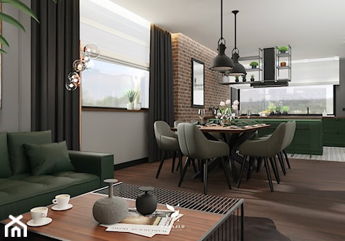 Jadalnia w industrialnym klimacie - zdjęcie od FANAJŁO Home Design Decor