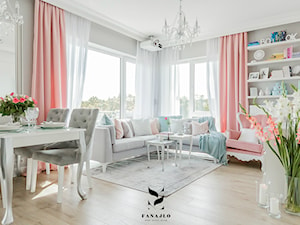 Pastelowy salon - zdjęcie od FANAJŁO Home Design Decor