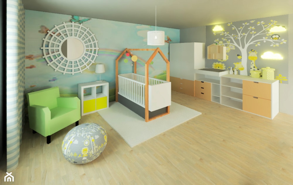 Pokój dziecka dla niemowlaka - zdjęcie od Dome Design Bydgoszcz - Homebook