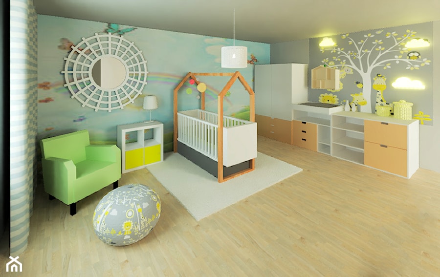 Pokój dziecka dla niemowlaka - zdjęcie od Dome Design Bydgoszcz