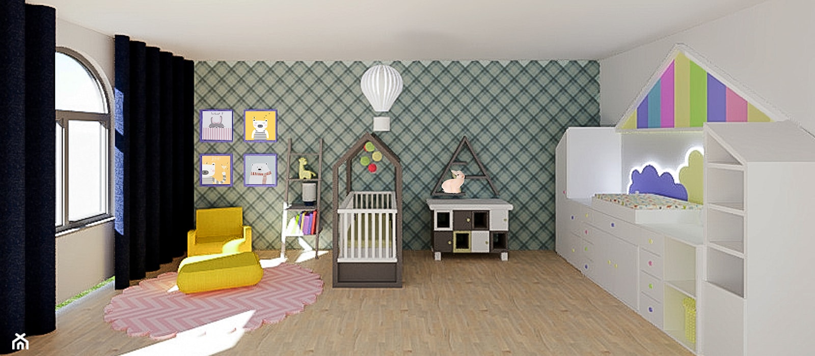 Pokój dziecka dla niemowlaka - zdjęcie od Dome Design Bydgoszcz - Homebook