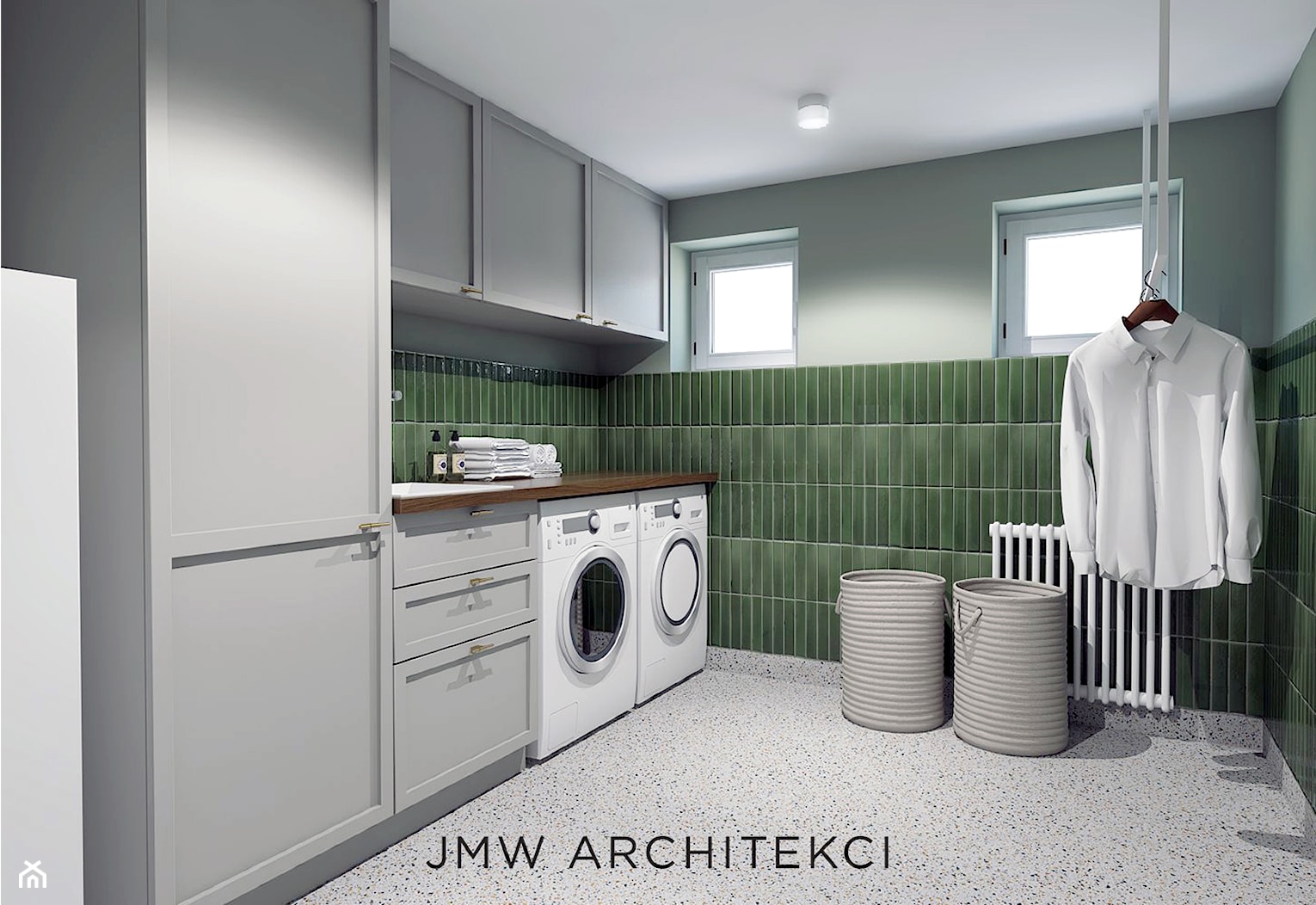 Pralnia domowa - zdjęcie od JMW Architekci - Homebook