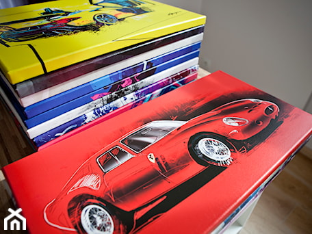 Aranżacje wnętrz - Biuro: Grafika na płótnie Ferrari 250 GTO - Łukasz Myszyński. Przeglądaj, dodawaj i zapisuj najlepsze zdjęcia, pomysły i inspiracje designerskie. W bazie mamy już prawie milion fotografii!