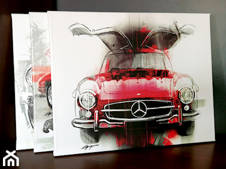 Aranżacje wnętrz - Biuro: Grafika Mercedes SLS Gullwing - Łukasz Myszyński. Przeglądaj, dodawaj i zapisuj najlepsze zdjęcia, pomysły i inspiracje designerskie. W bazie mamy już prawie milion fotografii!