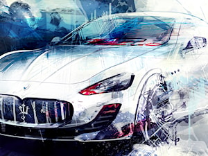 Grafika na płótnie Maserati GranTourismo - zdjęcie od Łukasz Myszyński
