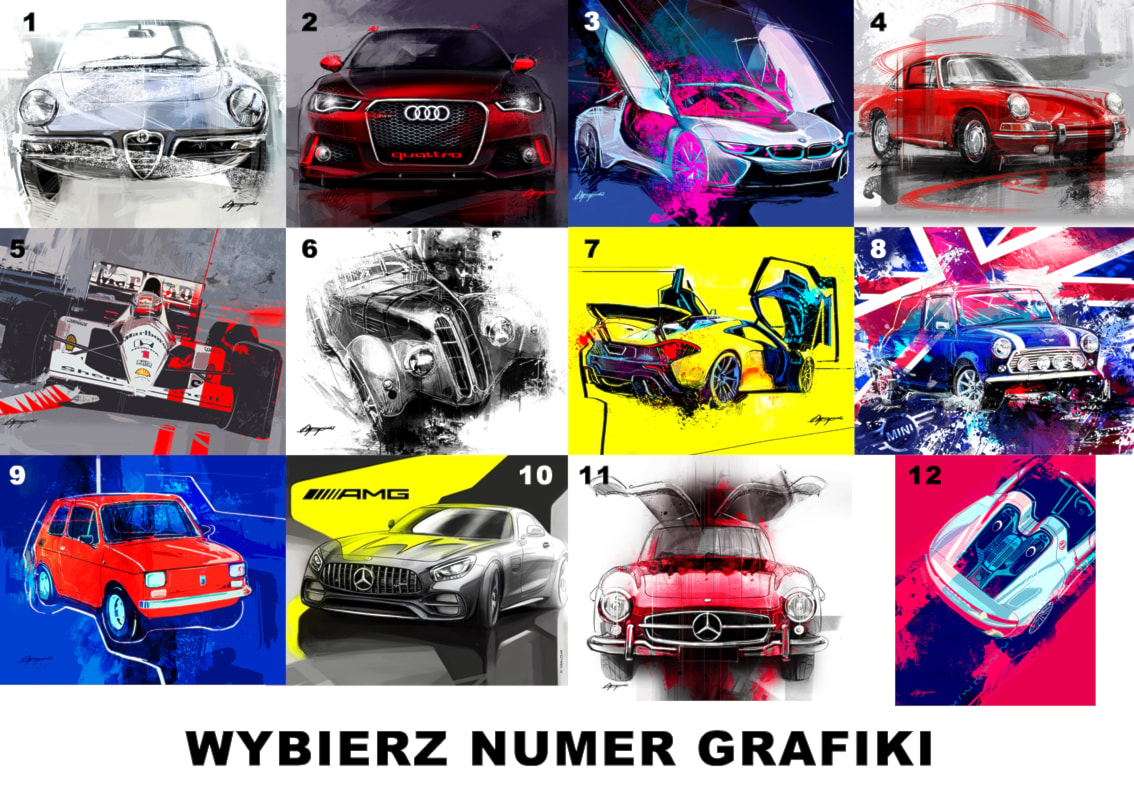 Grafiki samochodowe - zdjęcie od Łukasz Myszyński - Homebook