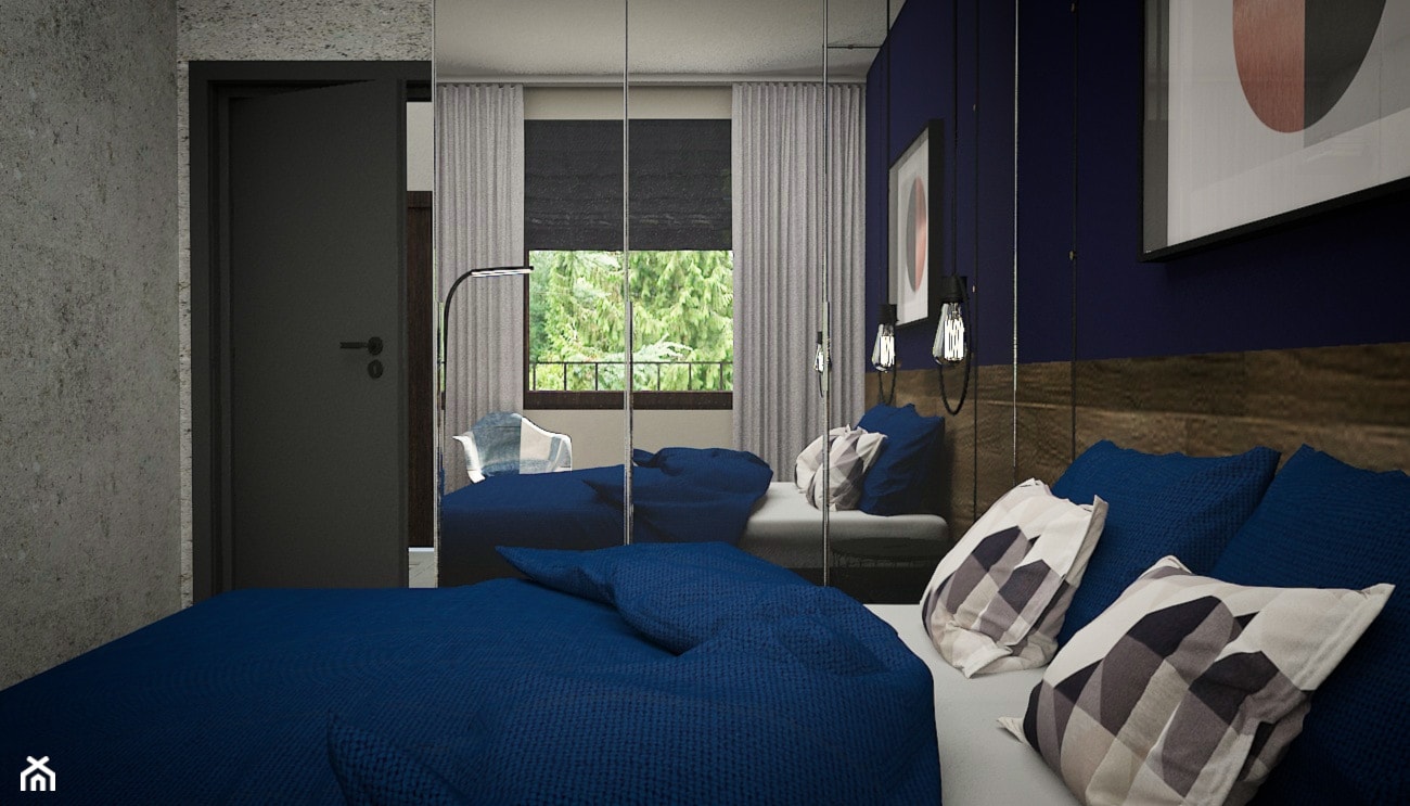Mieszkanie w męskim charakterze - zdjęcie od Izabela Jurkiewicz Projektowanie Wnętrz - Homebook