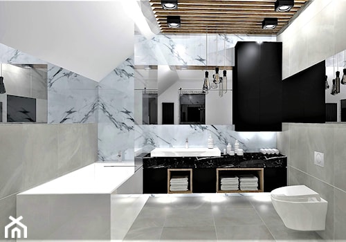 Łazienka, styl nowoczesny - zdjęcie od StudioS13 - pracownia architektury wnętrz
