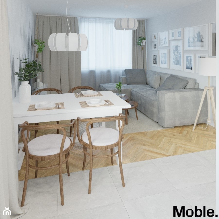 mieszkanie/Śliwki - Salon, styl nowoczesny - zdjęcie od Moble.Projekt