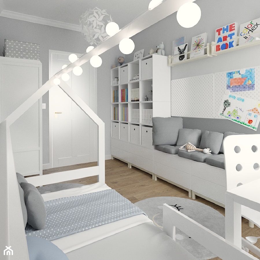 mieszkanie/ogrody królowej Bony - Pokój dziecka, styl skandynawski - zdjęcie od Moble.Projekt