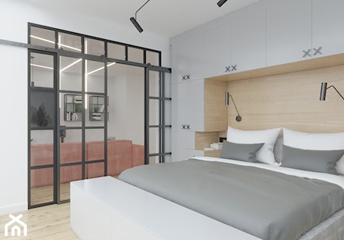 mieszkanie/Ligota - Sypialnia, styl nowoczesny - zdjęcie od Moble.Projekt