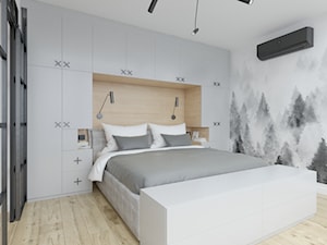 mieszkanie/Ligota - Sypialnia, styl skandynawski - zdjęcie od Moble.Projekt