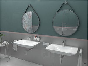 Tropikalna łazienka - Łazienka, styl minimalistyczny - zdjęcie od Moble.Projekt