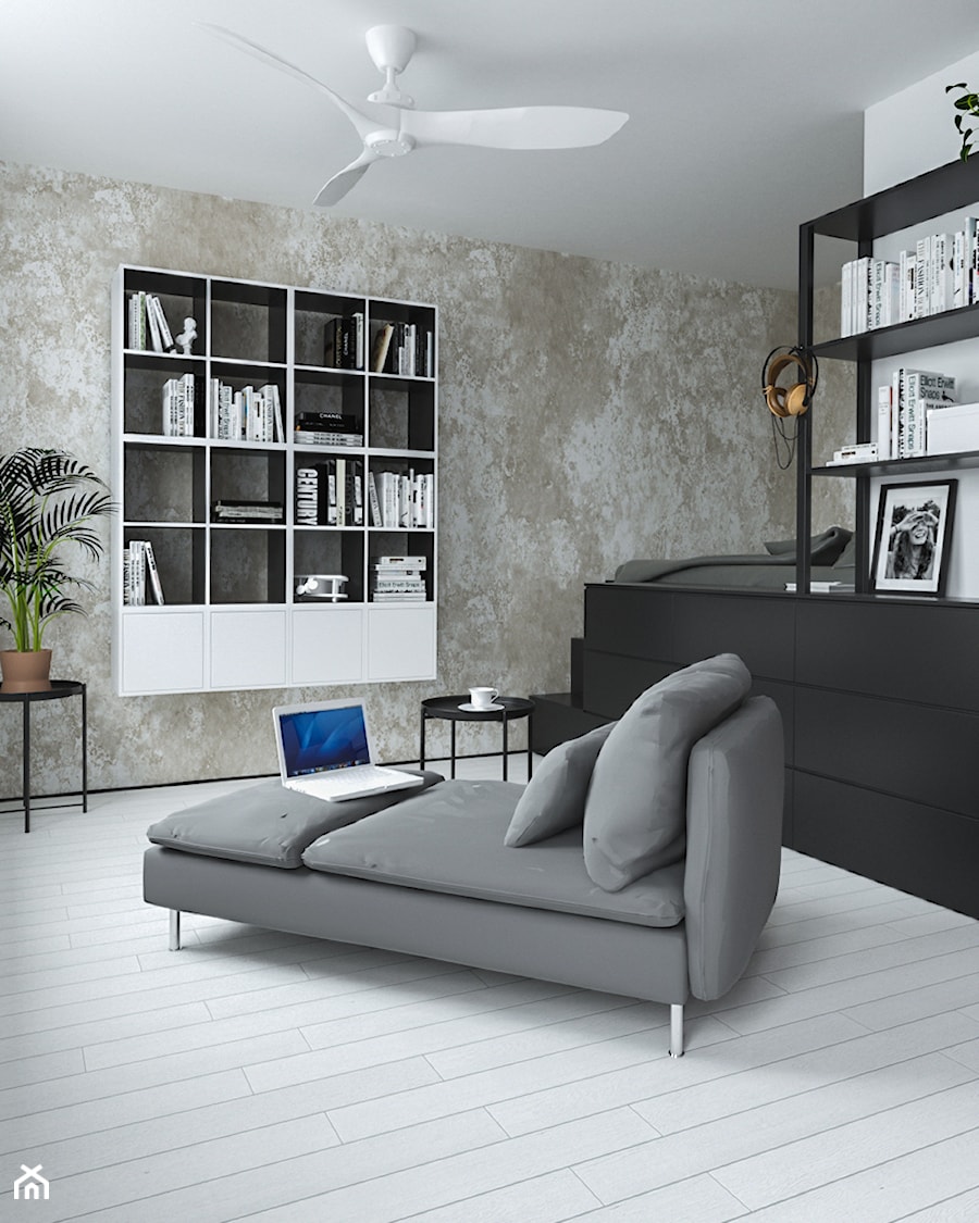 studio/Kościuszki - Salon, styl minimalistyczny - zdjęcie od Moble.Projekt