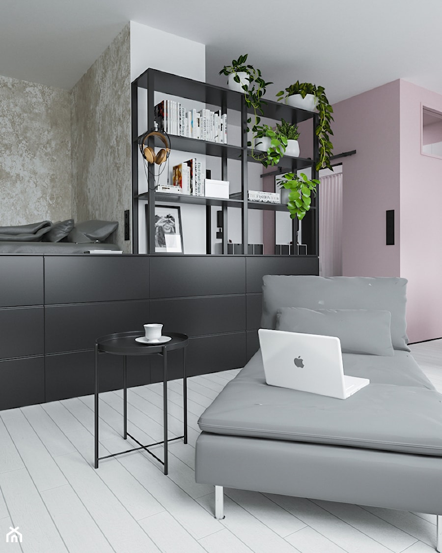 studio/Kościuszki - Sypialnia, styl minimalistyczny - zdjęcie od Moble.Projekt