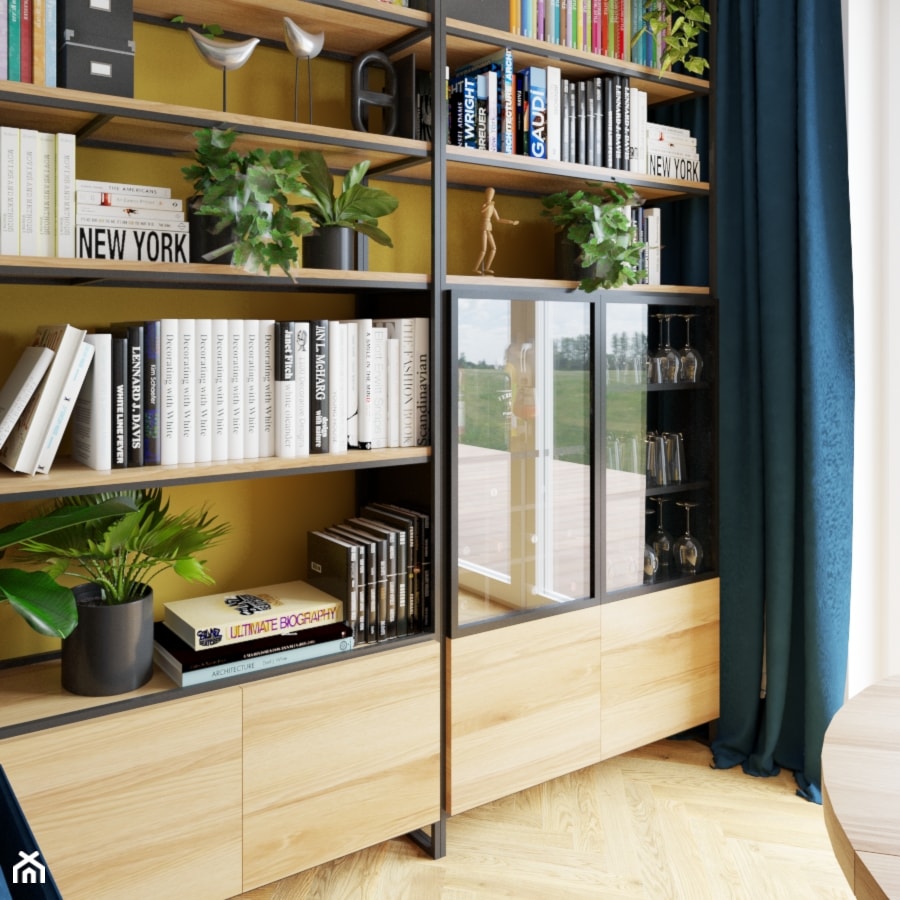 mieszkanie/Karolinki - Salon, styl industrialny - zdjęcie od Moble.Projekt