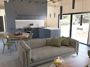 Nowoczesna stodoła - Kuchnia, styl minimalistyczny - zdjęcie od Moble.Projekt