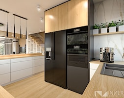 Dom 220m2 w Kutnie - Kuchnia, styl nowoczesny - zdjęcie od INNers - architektura wnętrza - Homebook