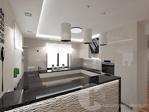 Dom 220 m2 w Będzinie - Kuchnia, styl nowoczesny - zdjęcie od INNers - architektura wnętrza