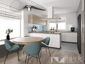 Projekt domu 120m2 w Wieliczce - Kuchnia, styl nowoczesny - zdjęcie od INNers - architektura wnętrza