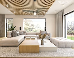 Dom 220m2 w Kutnie - Salon, styl nowoczesny - zdjęcie od INNers - architektura wnętrza - Homebook