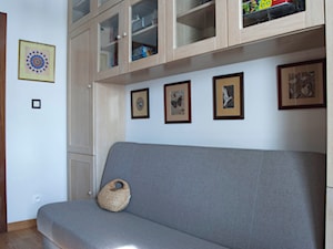 Babie lato - klasyka połączona z nowoczesnością - Średnie w osobnym pomieszczeniu z sofą białe biuro, styl tradycyjny - zdjęcie od United Arts