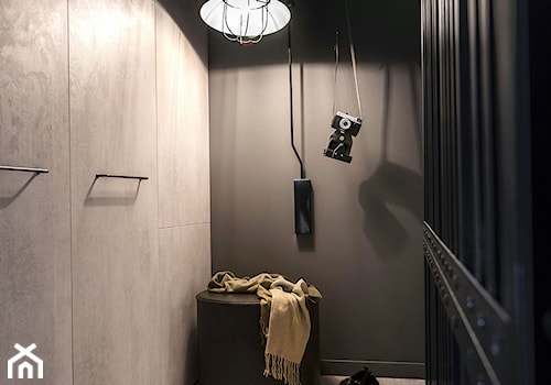 Witolda43 - Średni czarny hol / przedpokój, styl minimalistyczny - zdjęcie od N'concept