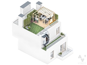 Mieszkanie wzorcowe3 - Taras, styl nowoczesny - zdjęcie od N'concept