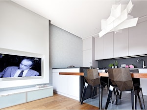 Nowoczesny apartament - Kuchnia, styl nowoczesny - zdjęcie od Architekt wnętrz Maria Jachalska