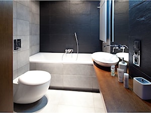 Nowoczesny apartament - Mała łazienka, styl nowoczesny - zdjęcie od Architekt wnętrz Maria Jachalska