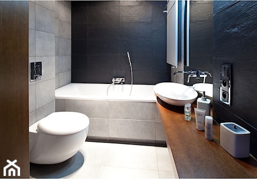 Nowoczesny apartament - Mała łazienka, styl nowoczesny - zdjęcie od Architekt wnętrz Maria Jachalska