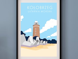 PLAKAT KOŁOBRZEG LATARNIA MORSKA - zdjęcie od A.W.Więckiewicz