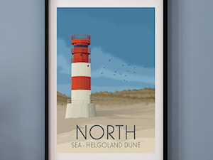 PLAKAT NORTH SEA - HELGOLAND DUNE - M. PÓŁNOCNE - zdjęcie od A.W.Więckiewicz