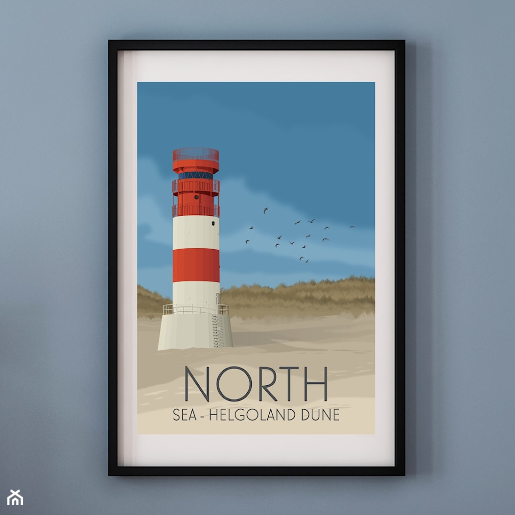 PLAKAT NORTH SEA - HELGOLAND DUNE - M. PÓŁNOCNE - zdjęcie od A.W.Więckiewicz - Homebook