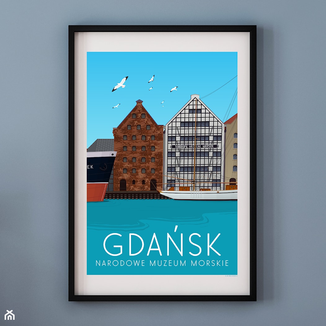 PLAKAT GDAŃSK - zdjęcie od A.W.Więckiewicz - Homebook