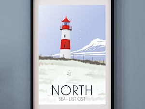 PLAKAT NORTH SEA - MORZE PÓŁNOCNE - zdjęcie od A.W.Więckiewicz